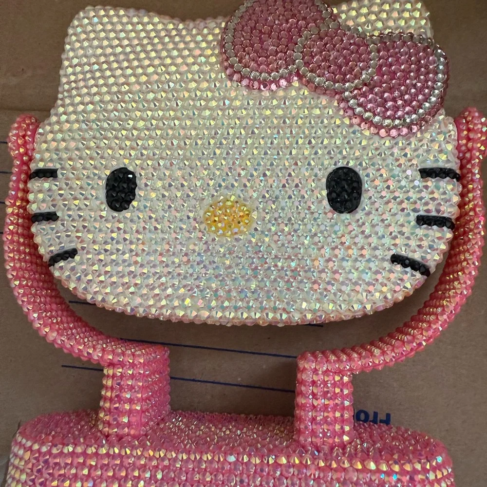 Hello Kitty Bedazzled Mirror on stand